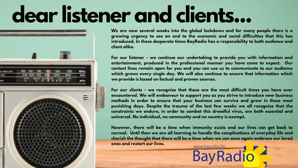 PopUp Dear Listener and Client