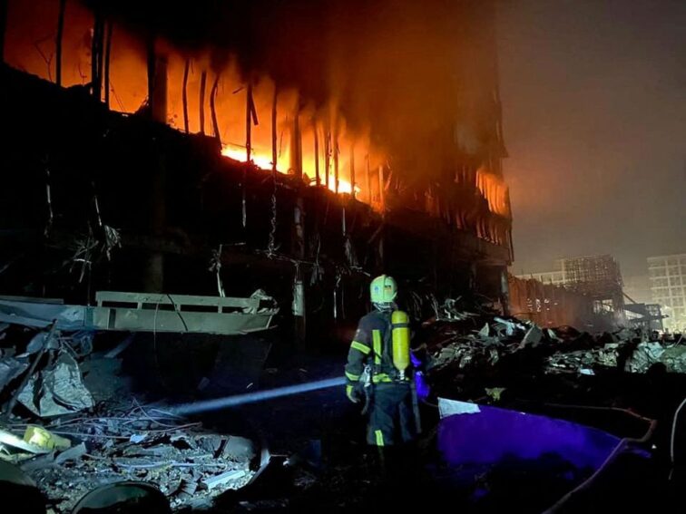 Kiev Bombed